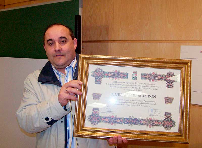Medalla de Plata del Concejo a D. Germán Barcia Ron